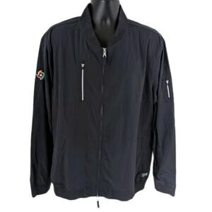 Johnnie-O Corsair Bomber Jacket XL Nightshadow Navy Blue NWT $148 MSRP